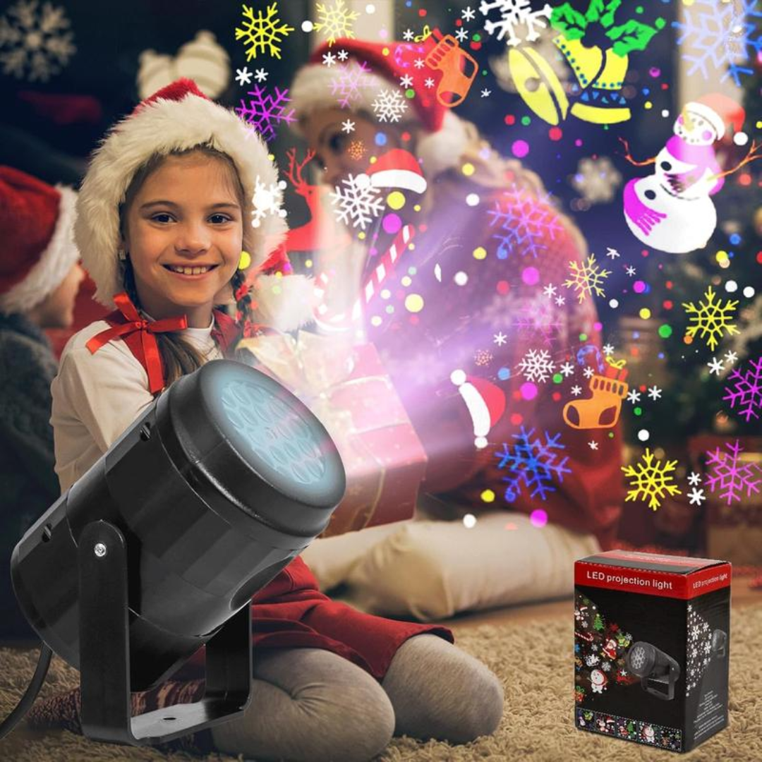 PROYECTOR NAVIDEÑO – Magia, color y espíritu festivo en cada rincón