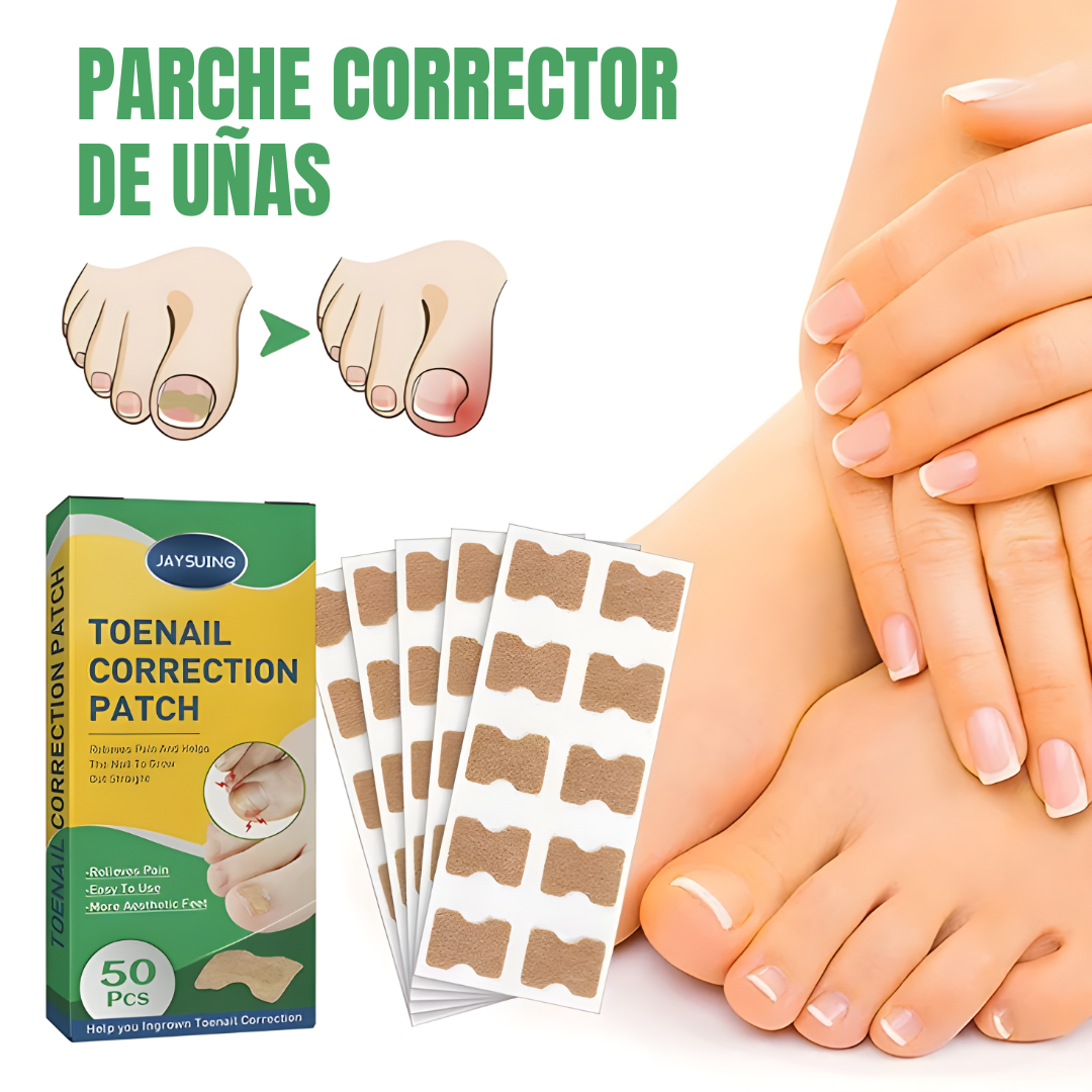 PARCHE CORRECTOR UÑA NANEL – Corrige, protege y recupera la forma natural de tus uñas