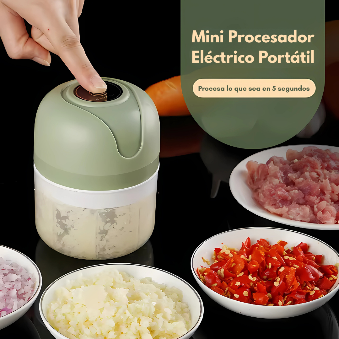 MINI PROCESADOR MULTI PORTÁTIL – Potencia compacta en tu cocina