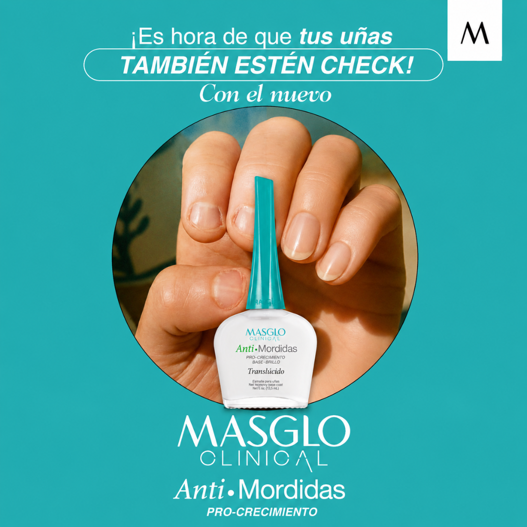BASE MASGLO ANTI MORDIDAS — Ayuda a dejar el hábito y cuidar tus uñas