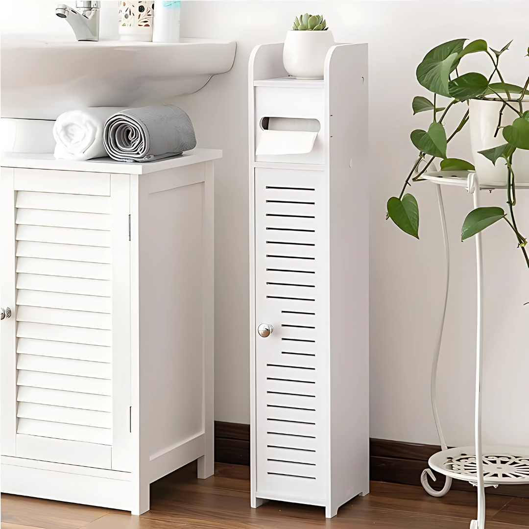 ORGANIZADOR DE BAÑO DE 1 PUERTA – Orden compacto y elegante para tu espacio