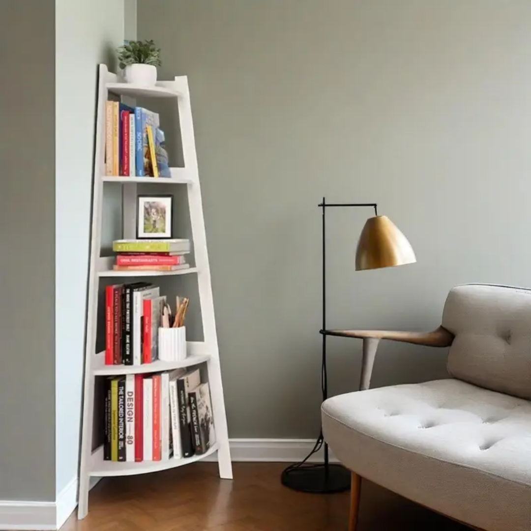 ESTANTE ESQUINERO MODERNO – Aprovecha cada rincón de tu hogar con estilo