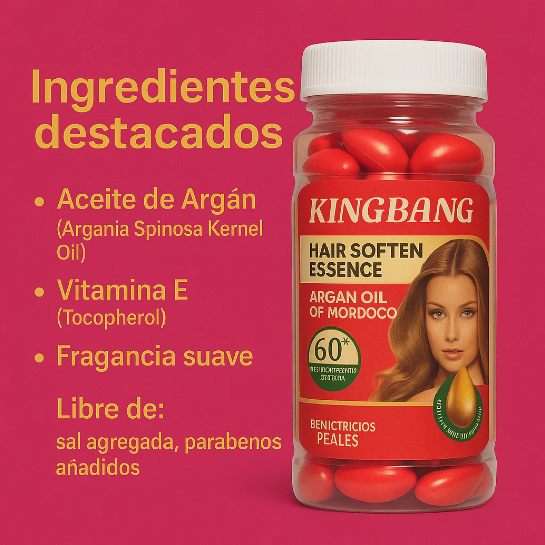 CÁPSULAS DE ARGÁN – Nutrición intensiva y brillo natural para tu cabello