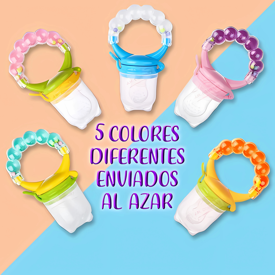 FRUTERO DE BEBÉ (PACK x2) – Alimentación segura, divertida y sin riesgos