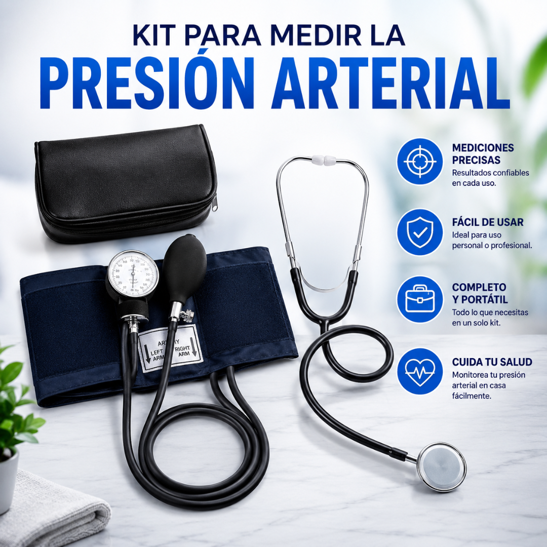 KIT PARA MEDIR LA PRESIÓN ARTERIAL – Control confiable en casa