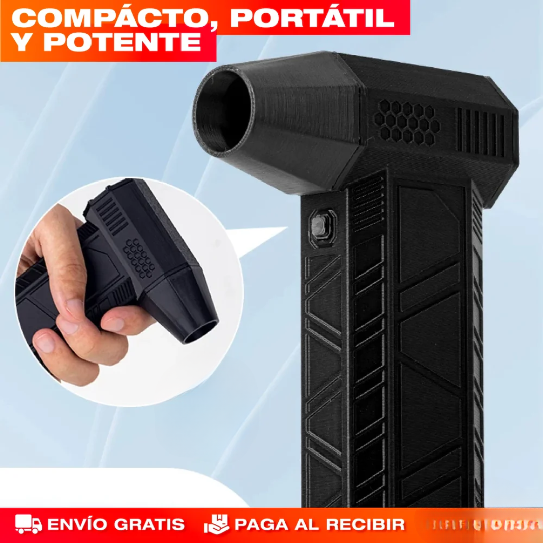 SOPLADOR DE AIRE PORTÁTIL — Limpieza potente con aire a presión sin cables