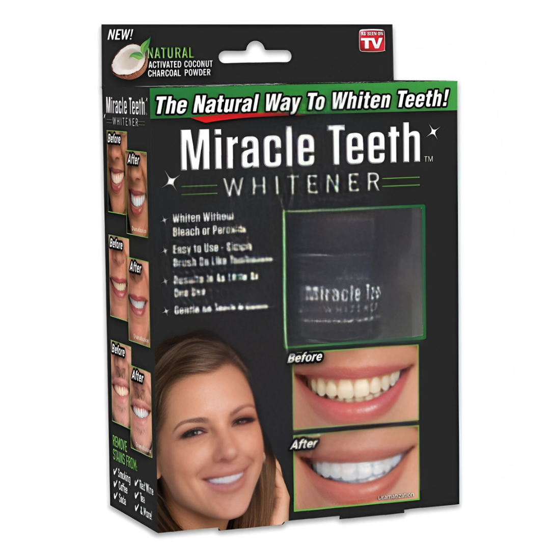 MIRACLE TEETH – Blanquea y limpia tu sonrisa de manera natural
