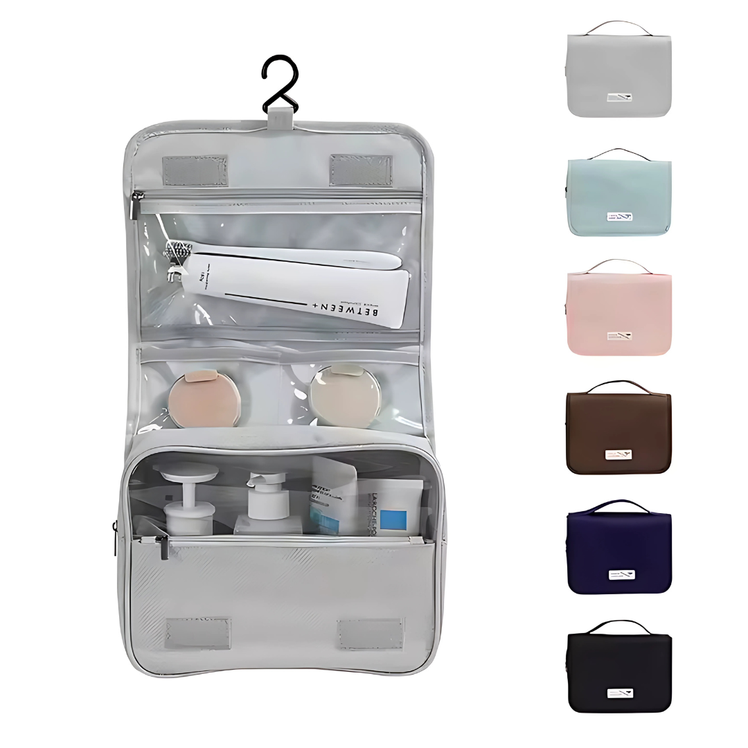 COSMETIQUERA TOKIO VISIBLE GRIS – Orden, estilo y visibilidad para tu maquillaje