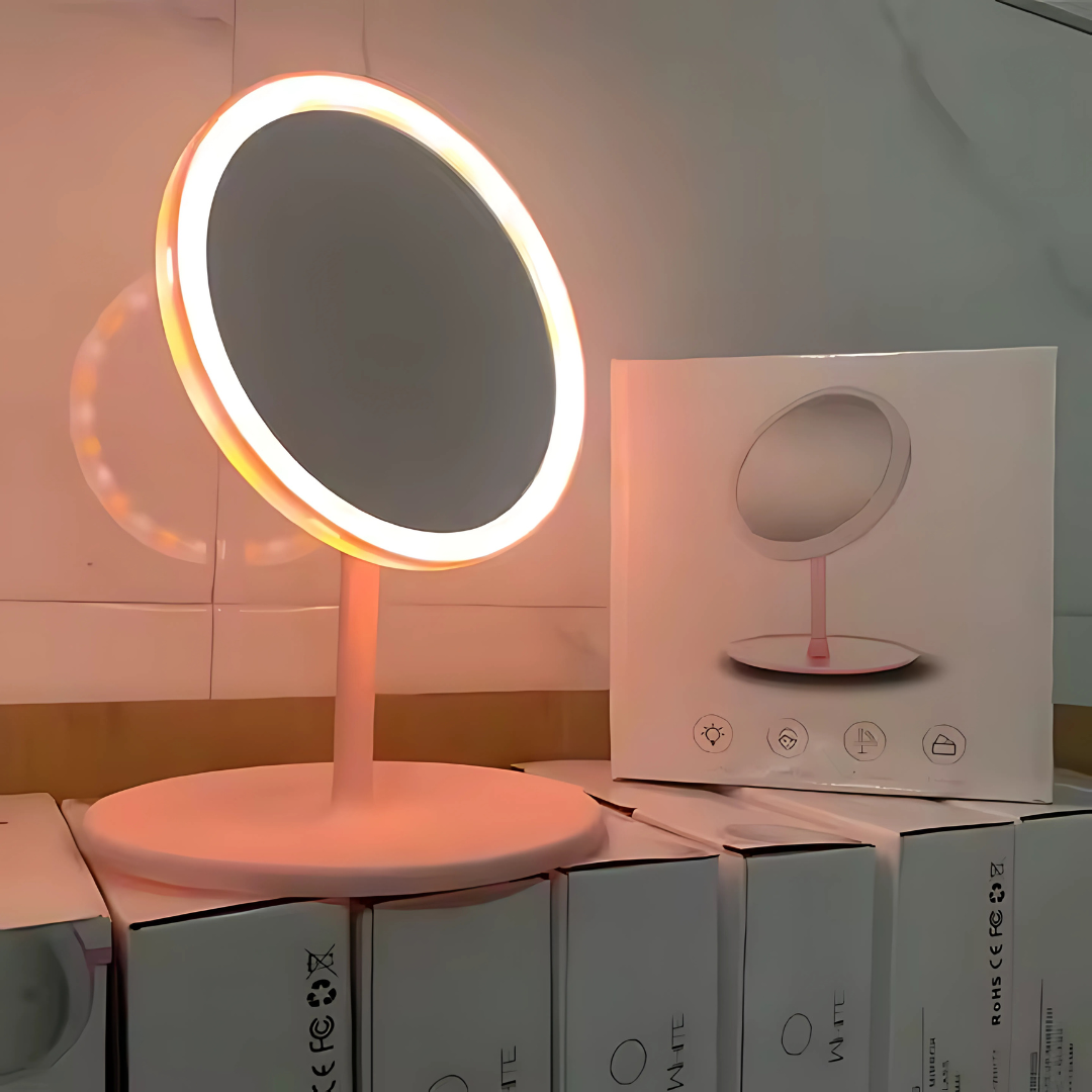 ESPEJO ILUMINADO – Detalles perfectos con aumento y luz en cualquier lugar