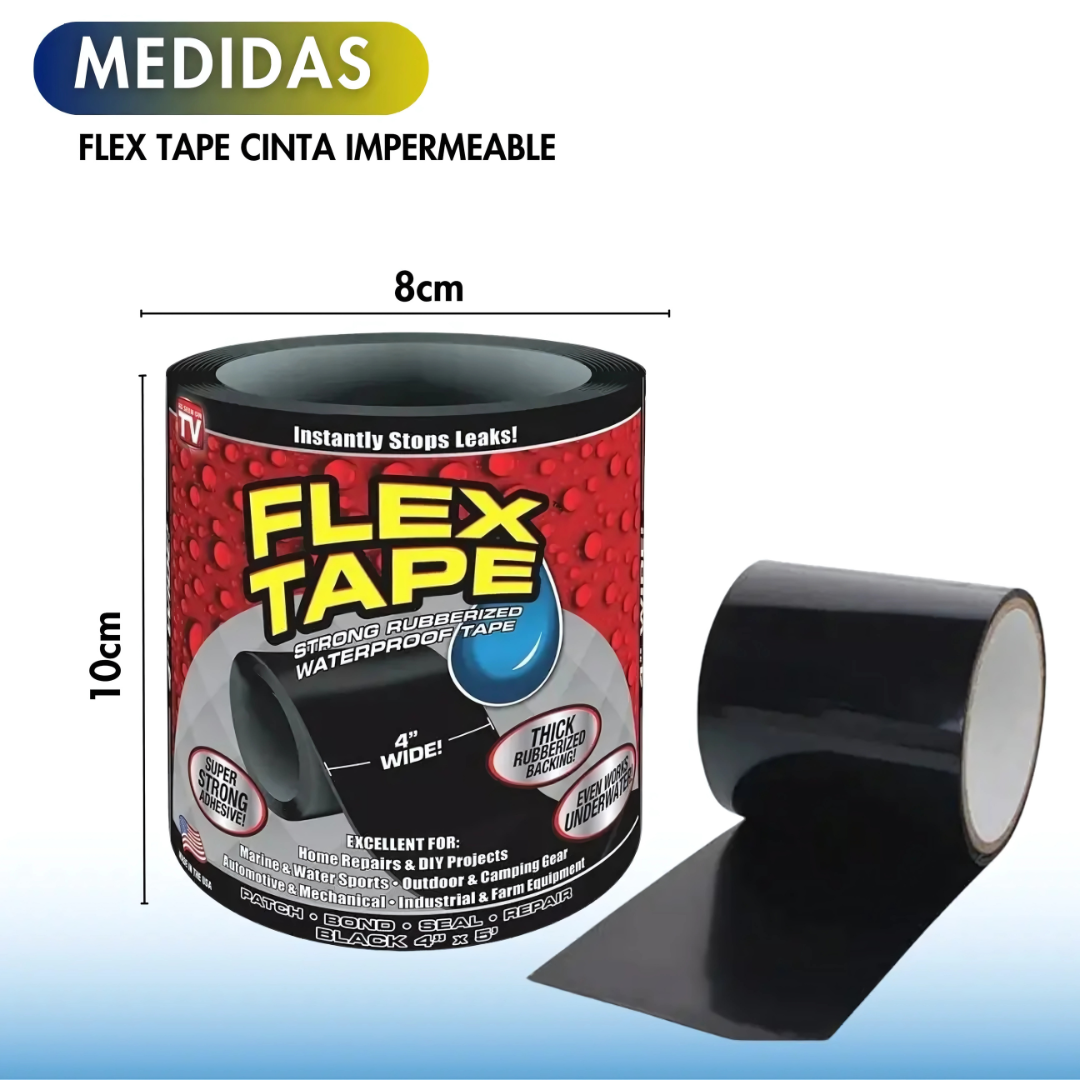 SELLADOR FLEX TAPE – Repara, sella y protege al instante