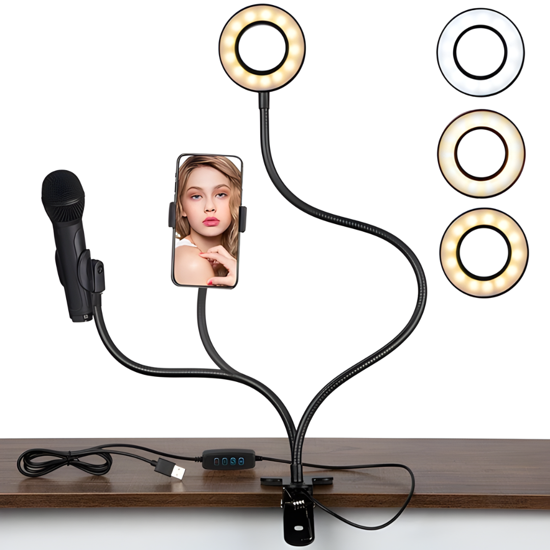 LIVE STREAM – Iluminación perfecta, encuadre profesional y contenido impecable desde cualquier lugar