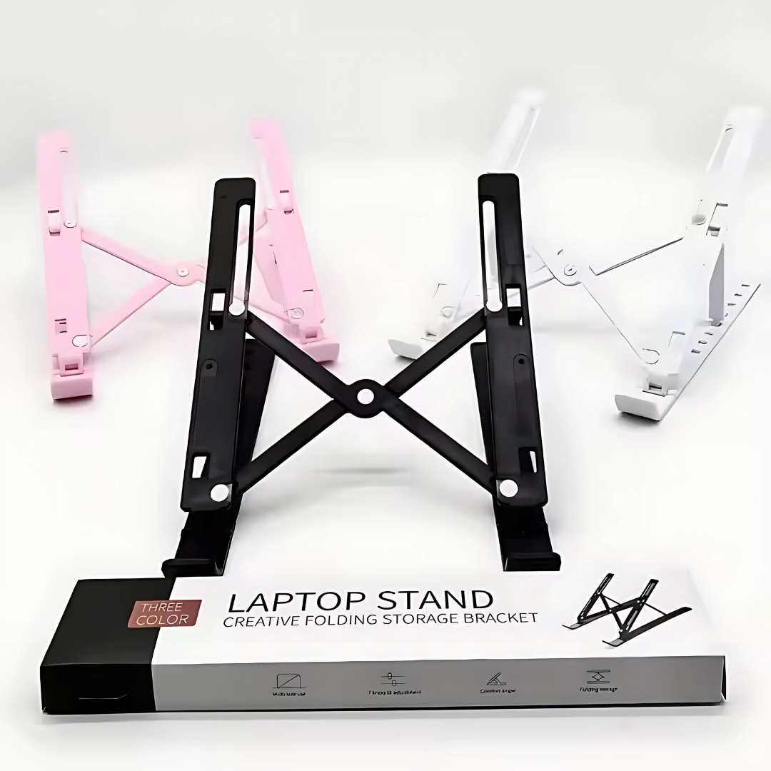 SOPORTE LAPTOP PLÁSTICO – Eleva tu productividad con comodidad total