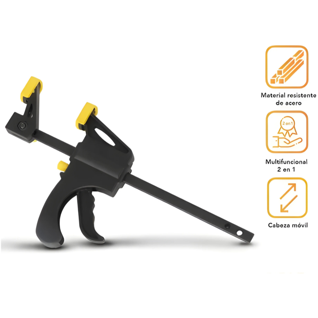 PINZA DE APRIETE – Sujeción firme y práctica al instante