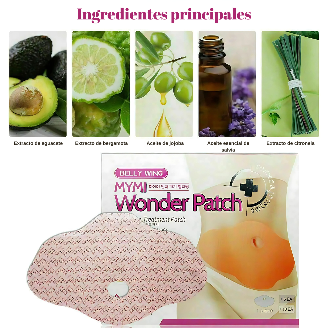 PARCHE WONDER PATCH – PACK POR 20 UNIDADES – Redefine tu abdomen mientras duermes