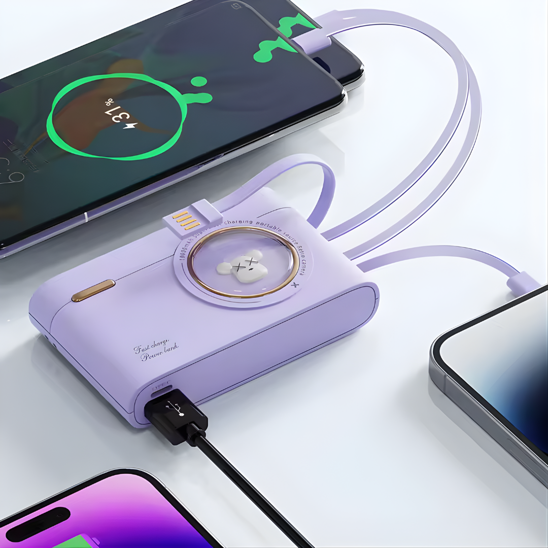 BATERÍA EXTERNA O CARGADOR PORTÁTIL – Energía disponible en cualquier momento y lugar