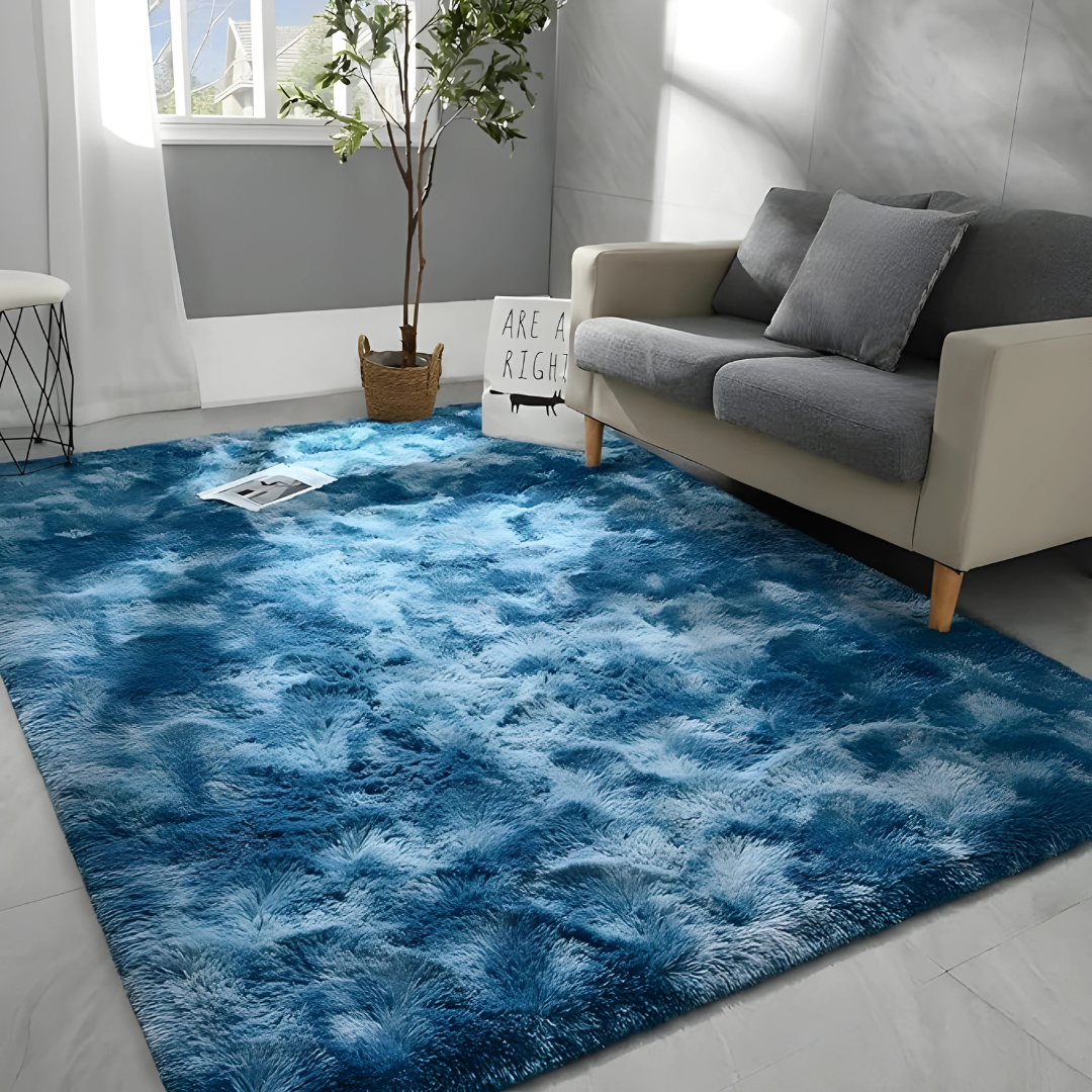 ALFOMBRA AZUL MARINO PARA SALA – Elegancia y confort para tu hogar