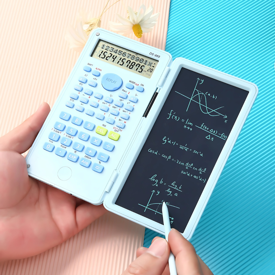 CALCULADORA CIENTIFICA + NOTE PAD – Ahorra espacio, reduce papel y res