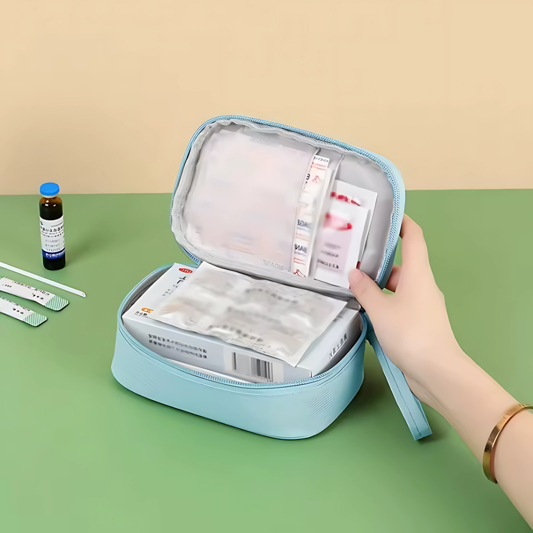 BOTIQUÍN AZUL PARA BOLSA – Seguridad y primeros auxilios al alcance