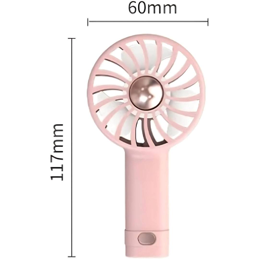 VENTILADOR PORTÁTIL VERDE – Refresca tu día con estilo, donde sea que estés