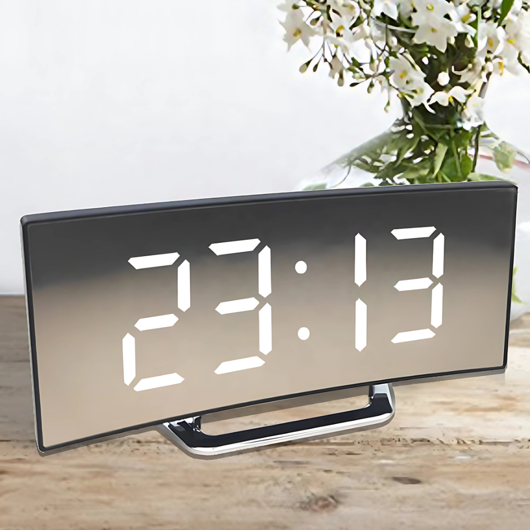 RELOJ DESPERTADOR ESPEJO – Tu tiempo bajo control con estilo y modernidad