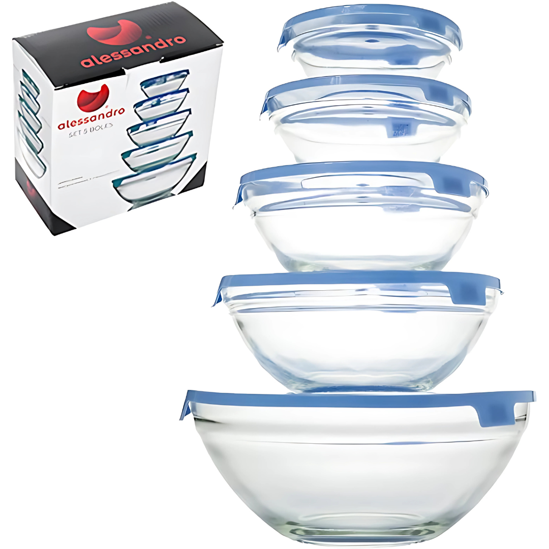 JUEGO DE 5 TAZONES PARA COCINA – Organiza, guarda y sirve con estilo