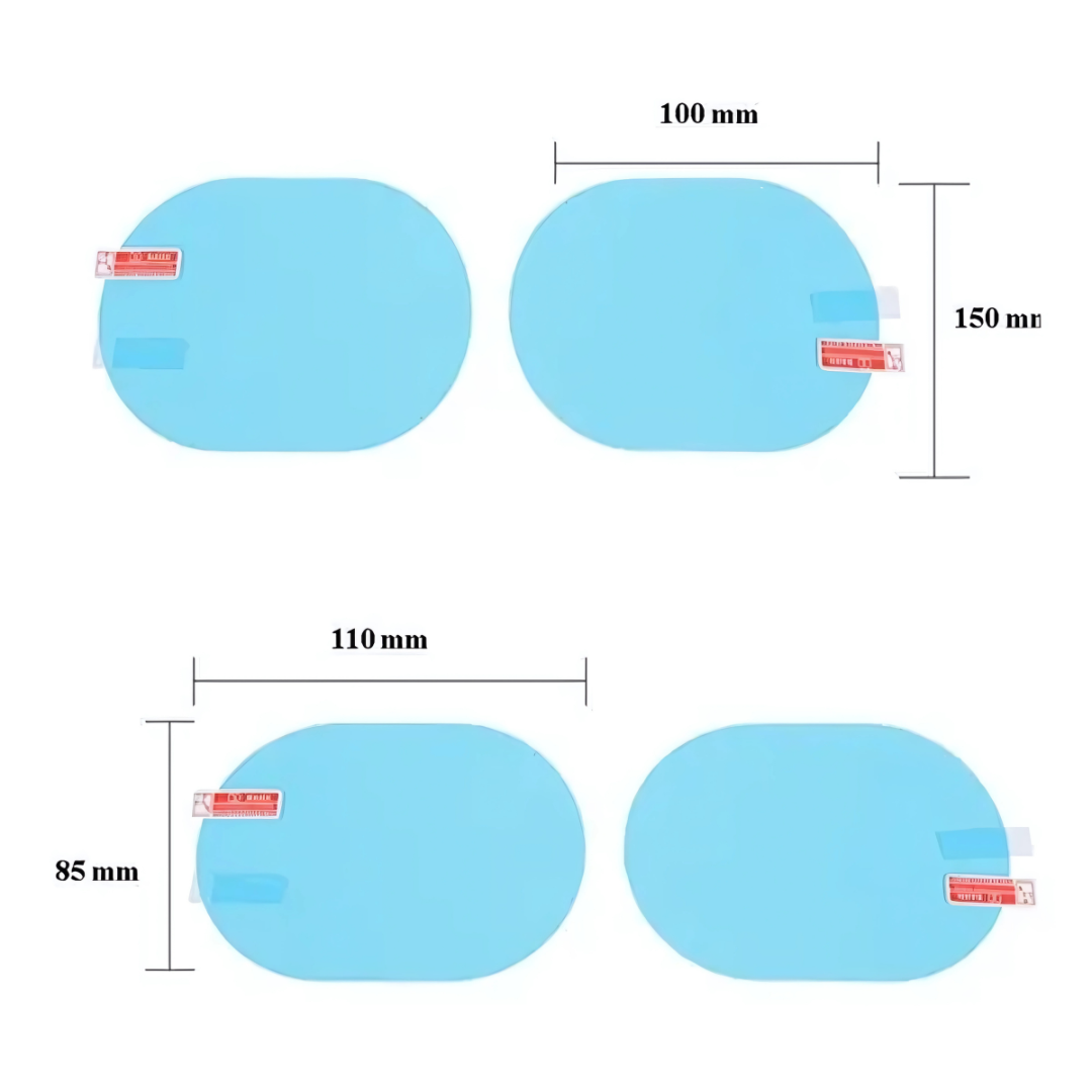 PACK X4 ANTIEMPAÑANTE PARA RETROVISOR – Visibilidad clara en lluvia, neblina o noche