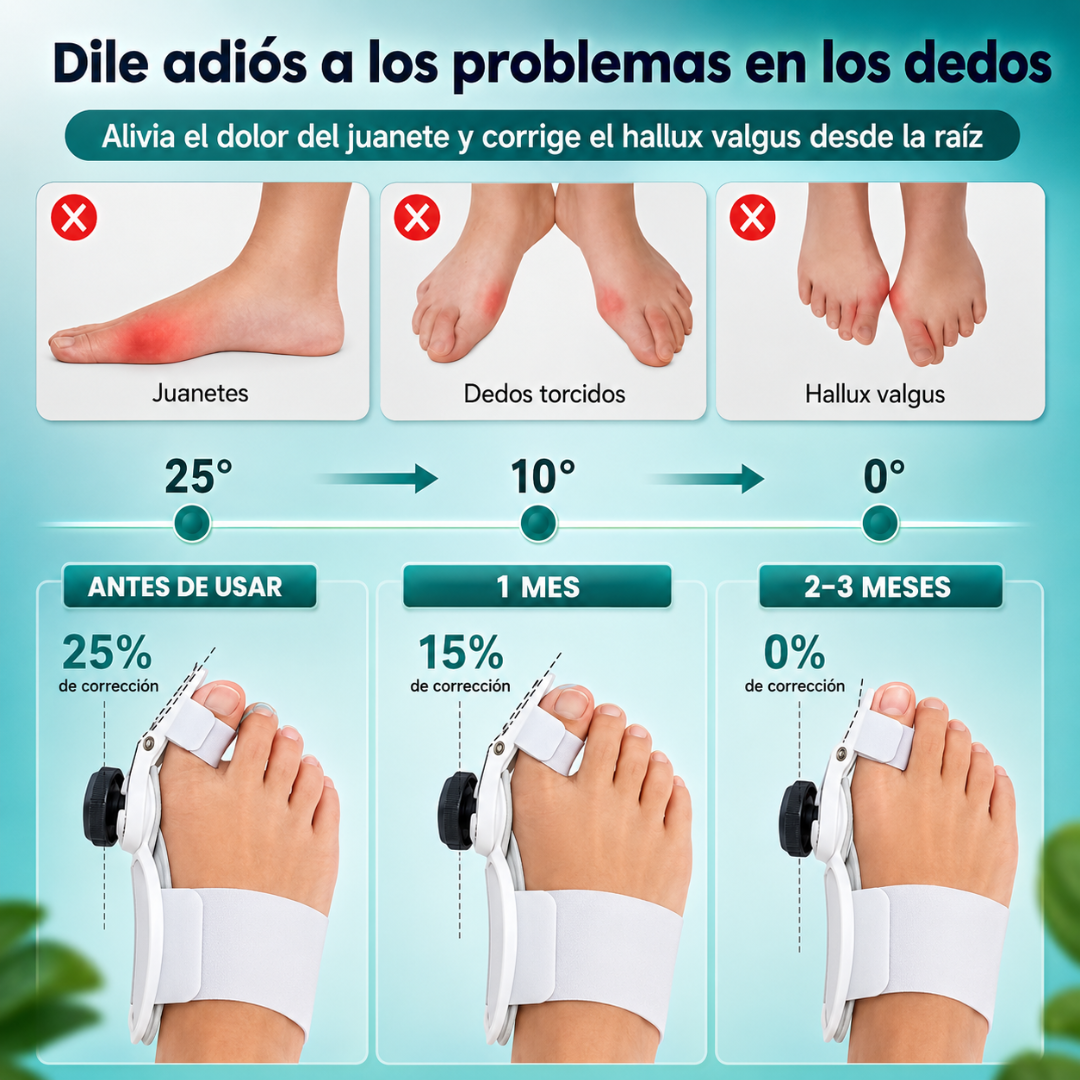 CORRECTOR DE JUANETES – Alineación y alivio para tus pies