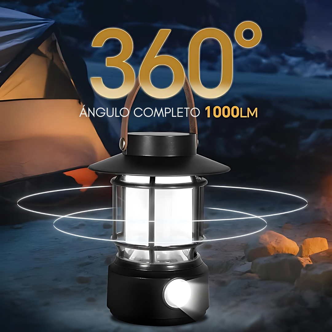 CAMPING LAMP – Iluminación confiable para tus aventuras