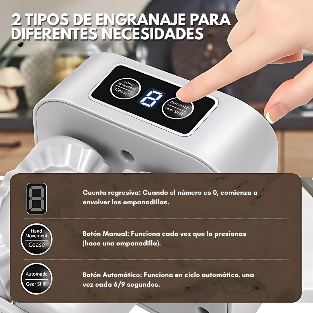 MÁQUINA ELÉCTRICA EMPANADAS – Rellena y sella en segundos sin esfuerzo