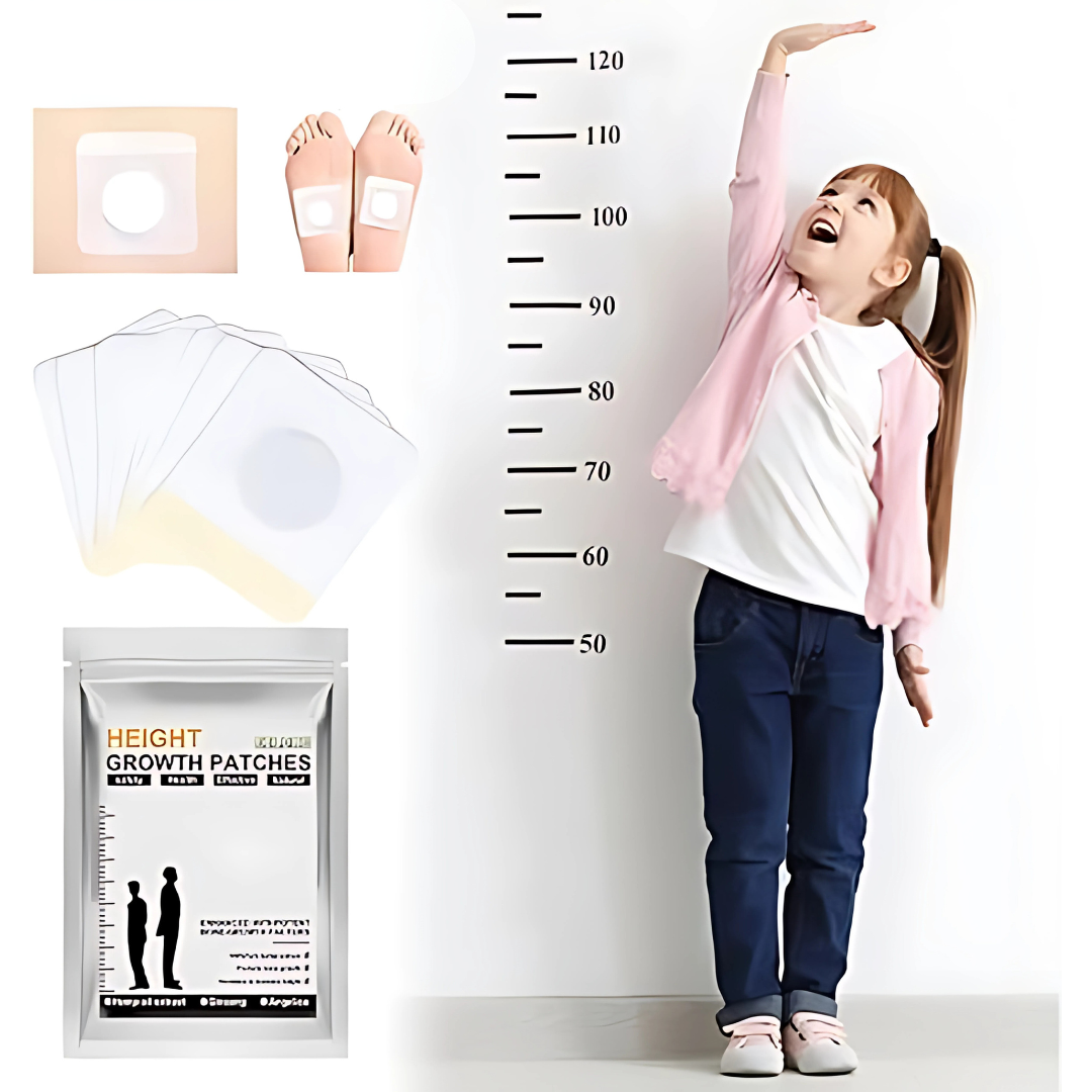 PARCHE DE CRECIMIENTO DE ALTURA 16 PIEZAS – Apoyo natural para maximizar tu potencial