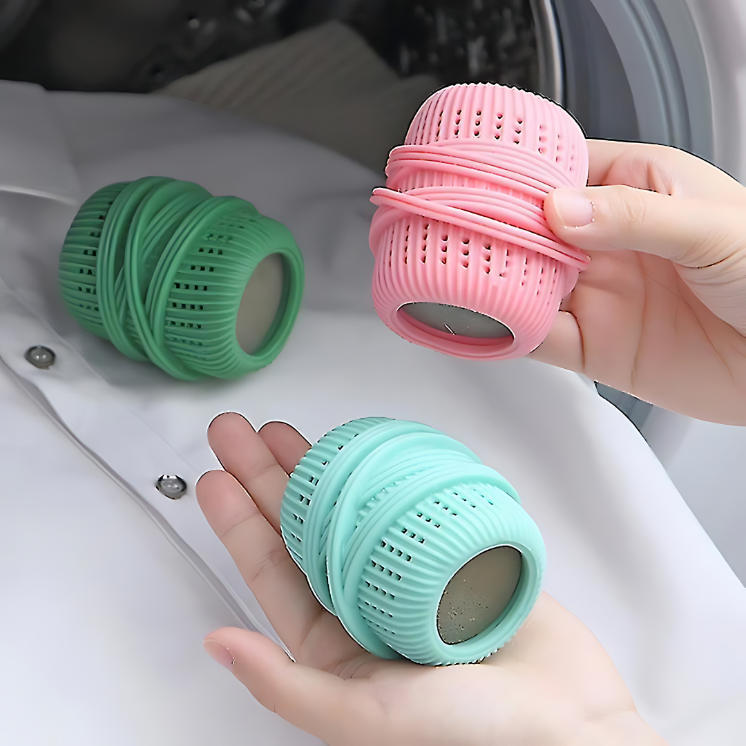 PELOTAS DESENREDANTES PARA LAVADORA (PACK*2) – Ropa más limpia, sin nudos ni pelusas