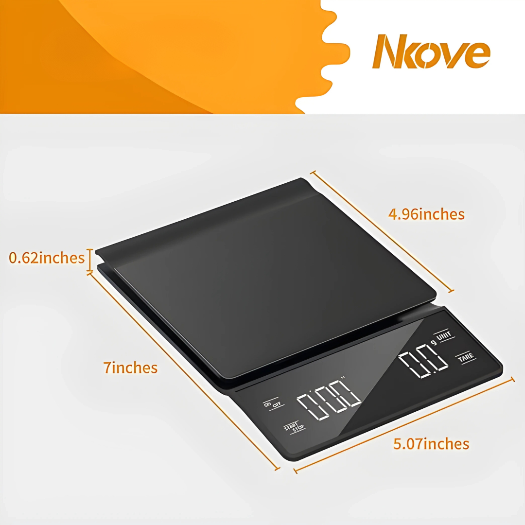 PESA GRAMERA CON TEMPORIZADOR – Precisión para tu cocina y café