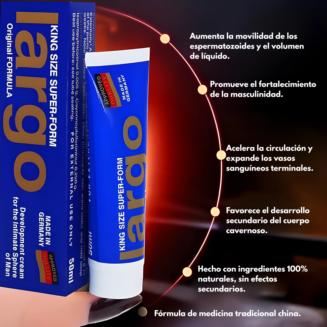 LARGO CREAM – Potencia y confianza masculina