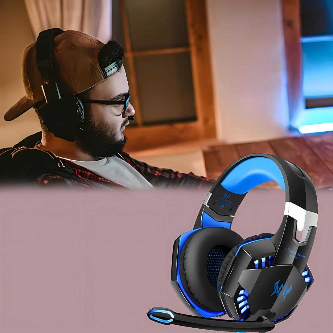 AUDÍFONOS GAMER GM-30 20430-1 – Sumérgete en cada partida con sonido envolvente
