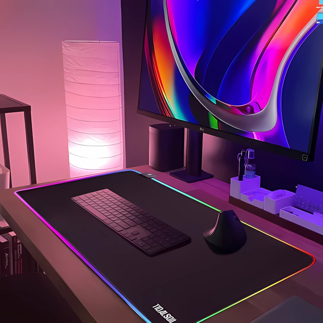 MOUSE PAD LED RGB – Precisión y estilo para tu setup gamer
