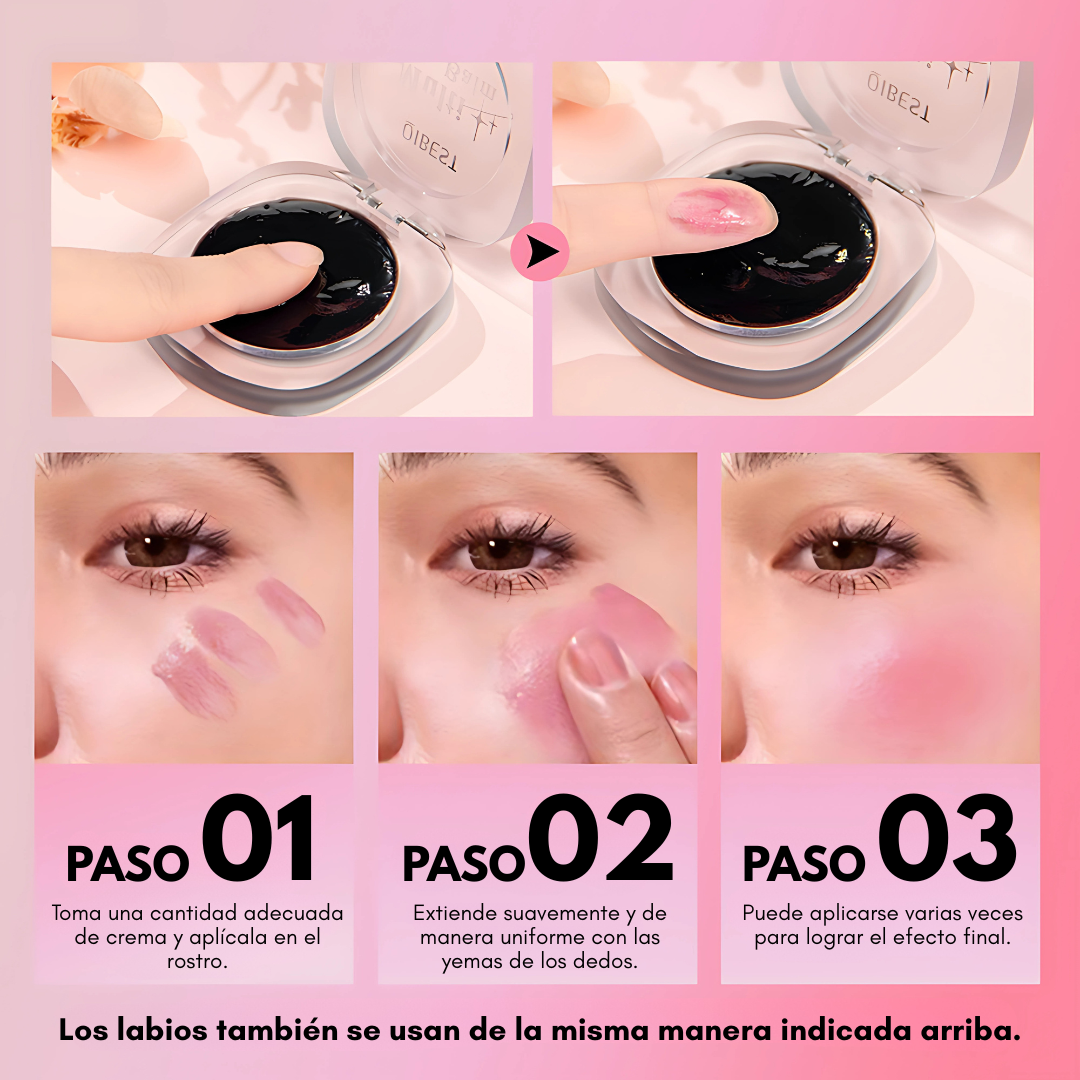 RUBOR NEGRO MÁGICO – Color único y natural en tus mejillas