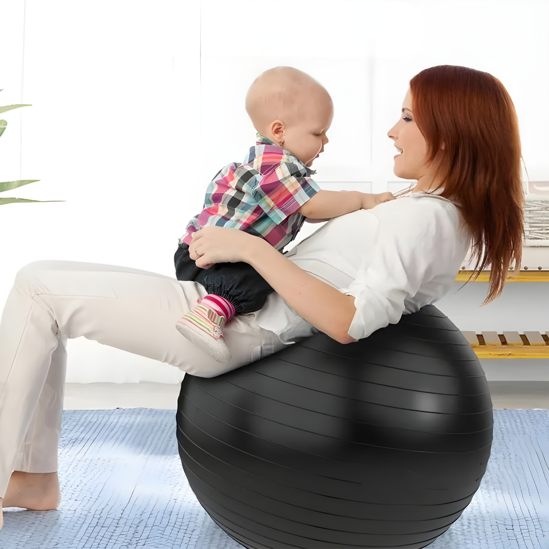 PELOTA PARA EJERCICIOS CON INFLADOR – Tu aliada para fortalecer y equilibrar tu cuerpo