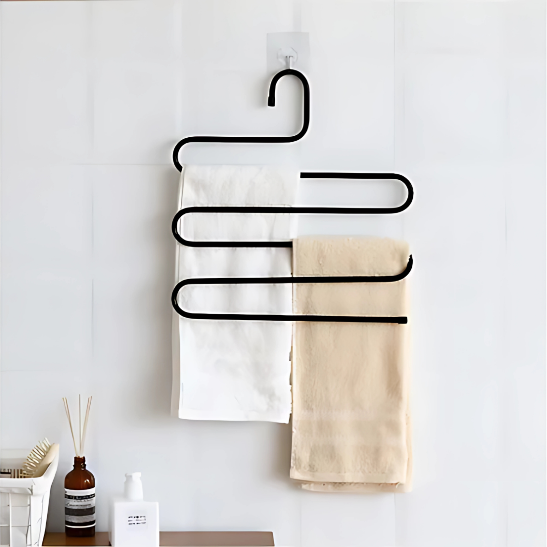PERCHA MULTIFUNCIONAL (PACK*2) – Más orden, menos espacio ocupado en tu clóset