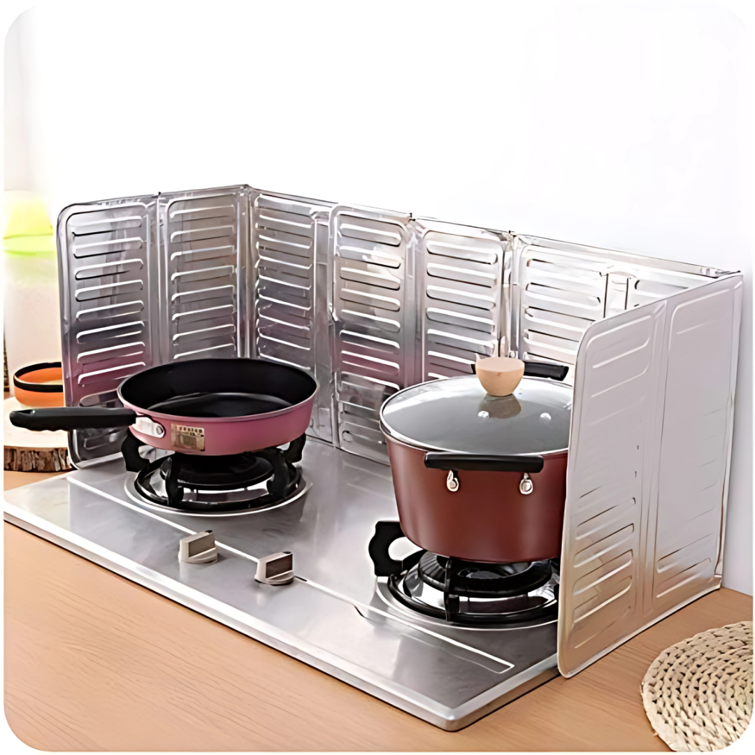 PROTECTOR DE SALPICADURAS ALUMINIO (PACK*2) – Cocina limpio, sin grasa en las paredes