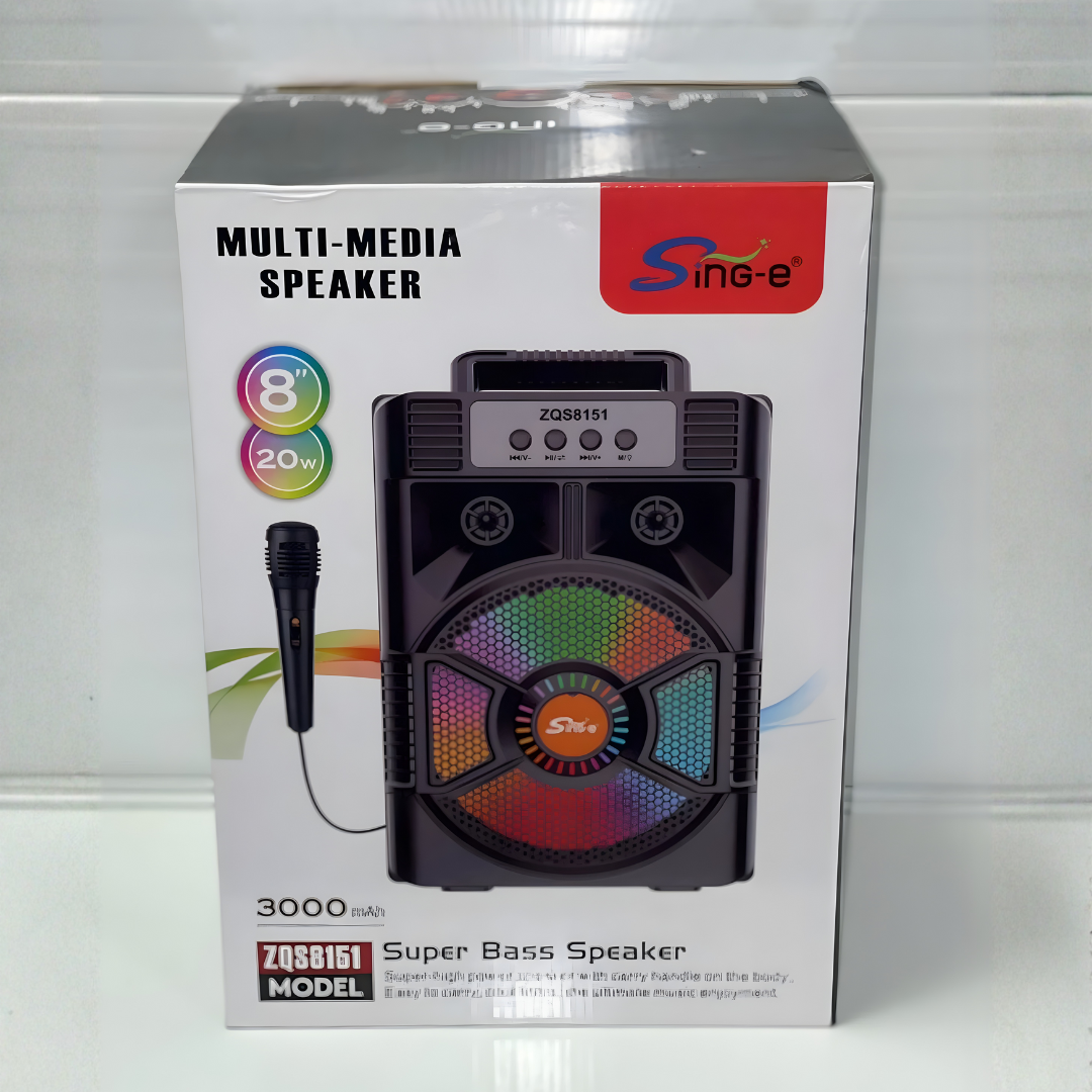 BOCINA PORTÁTIL – Potencia envolvente, conexión inalámbrica y sonido perfecto para cada momento
