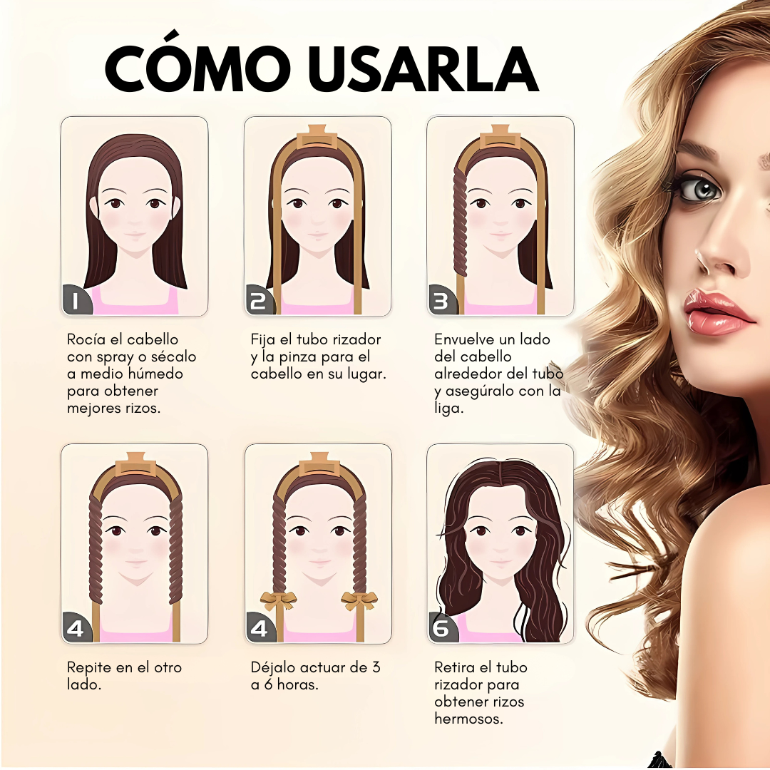 SET HAIR ROLLERS – Rizos definidos y duraderos en minutos