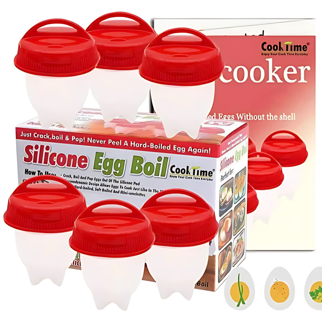 MOLDE HUEVOS SILICONA (Pack*6) – Cocina práctica y sin complicaciones