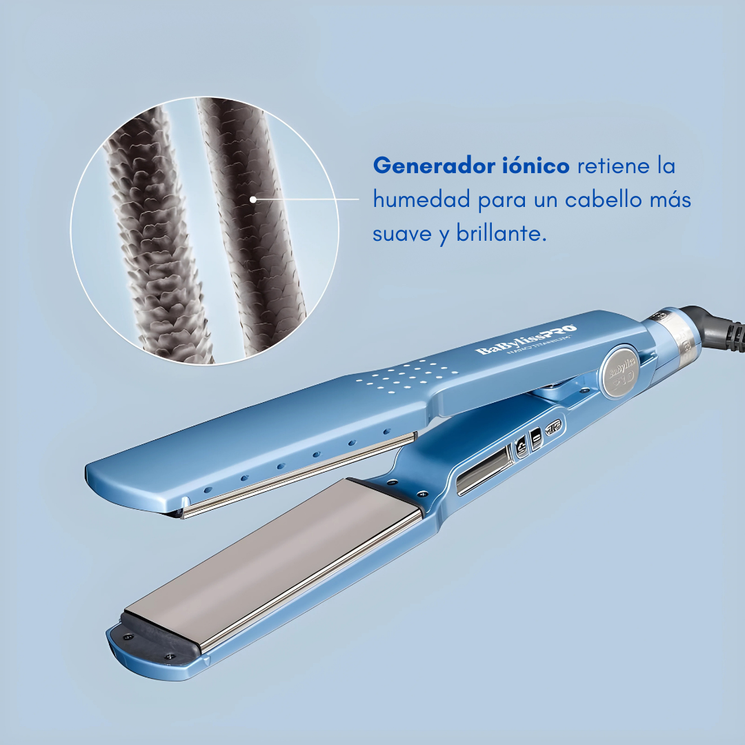PLANCHA TITANIUM – Alisado profesional rápido y sin maltratar tu cabello