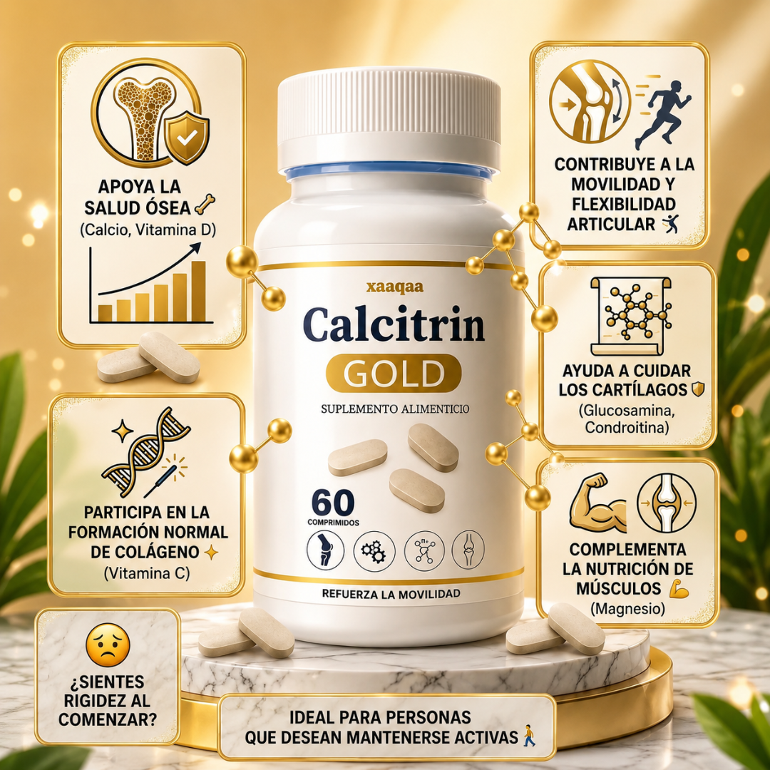 CALCITRIN GOLD – Apoyo para huesos y articulaciones