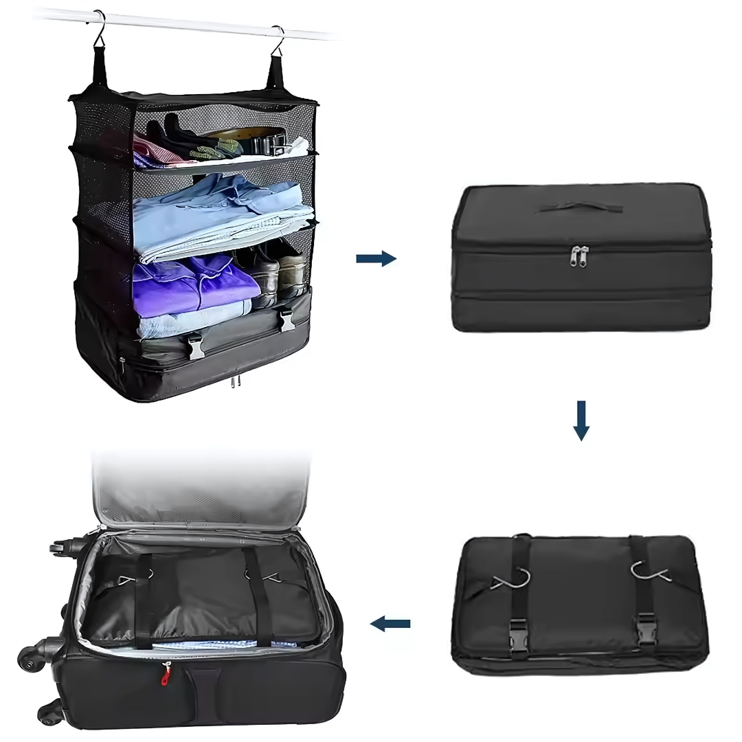 CLOSET PORTÁTIL EXPANDIBLE – Organización adaptable para cualquier espacio