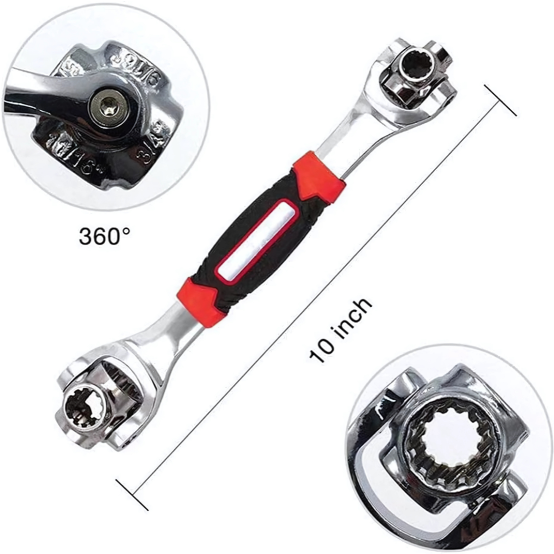 LLAVE INGLESA MULTIUSOS UNIVERSAL WRENCH 8 EN 1 – La herramienta que reemplaza todo tu maletín