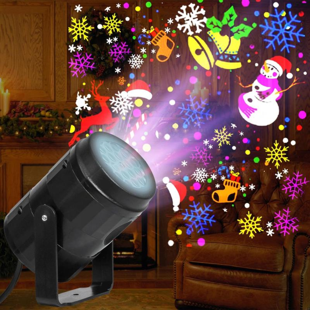 PROYECTOR NAVIDEÑO – Magia, color y espíritu festivo en cada rincón