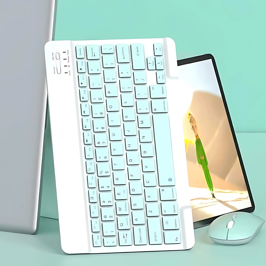 MINI TECLADO INALÁMBRICO + MOUSE – Comodidad total en tamaño compacto