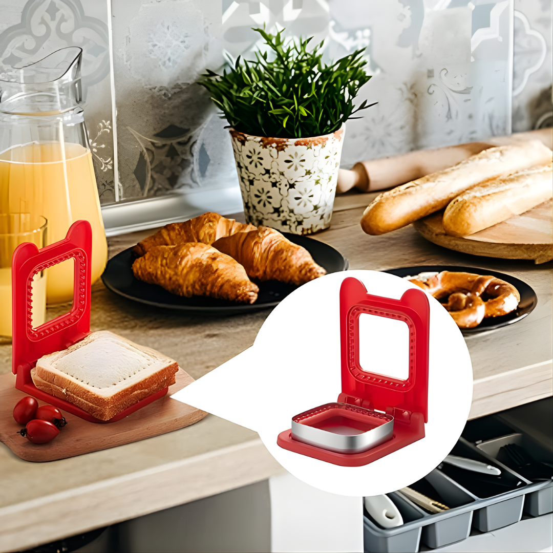 SANDWICH MOLD (PACK2) – Sándwiches perfectos, corte uniforme y cocina práctica