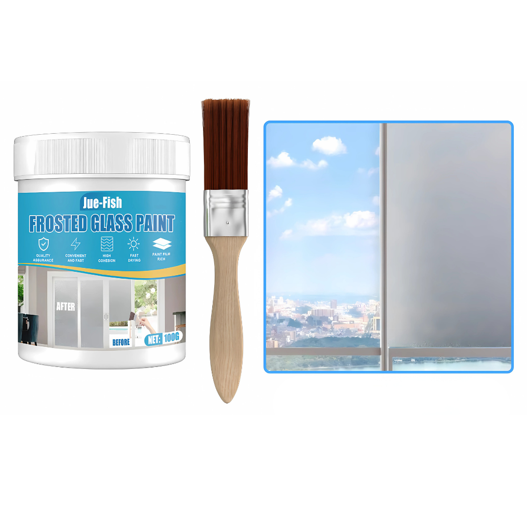 PINTURA DE VIDRIO ESMERILADO – Privacidad y estilo en tus ventanas